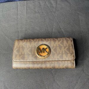 Michael Kors Tan Logo Wallet